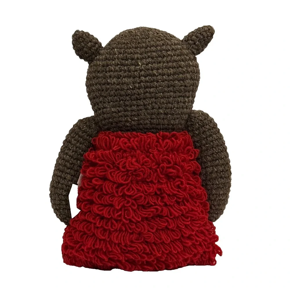 Midwest-CBK hand crocheted 100% wool owl decor‎ pillow 17